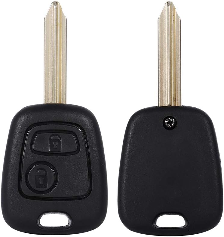 Semme Key Fob Remote Key Cas 2 Buttons Fob Shell Case Uncut Case for Saxo Berlingo Compatible with - Image 3