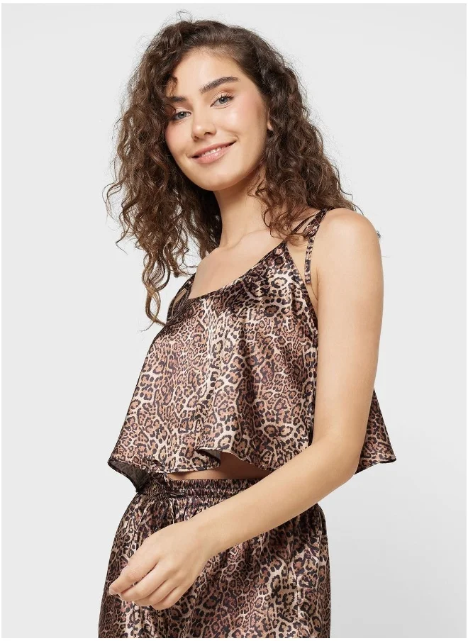 La Senza Printed Tie Detail Nightdress