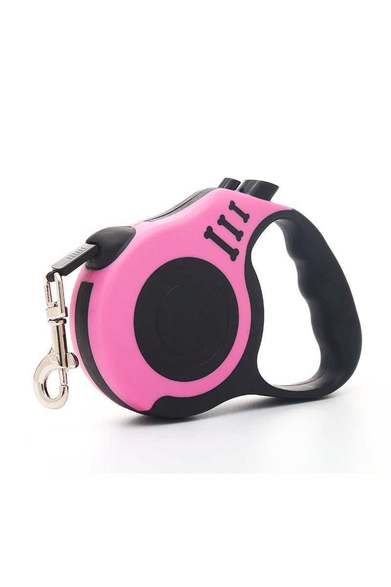 erorex 3m pink 3m 5m Dog Leash Strong Nylon Puppy Lead For Small Medium Large Dogs Cats Automatic Retractab