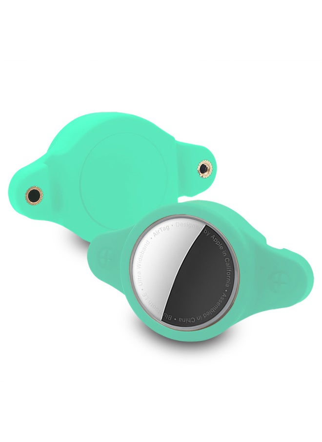 Generic - Applicable AirTag Waterproof Protective Cover For Apple Airtags Silicone Air Anti-lost Device Tag Shell Tracker Collar-Color:Collar Same Color Protective Cover OPP Bag-Applicable Model:airtag (without Rope) - Image 1