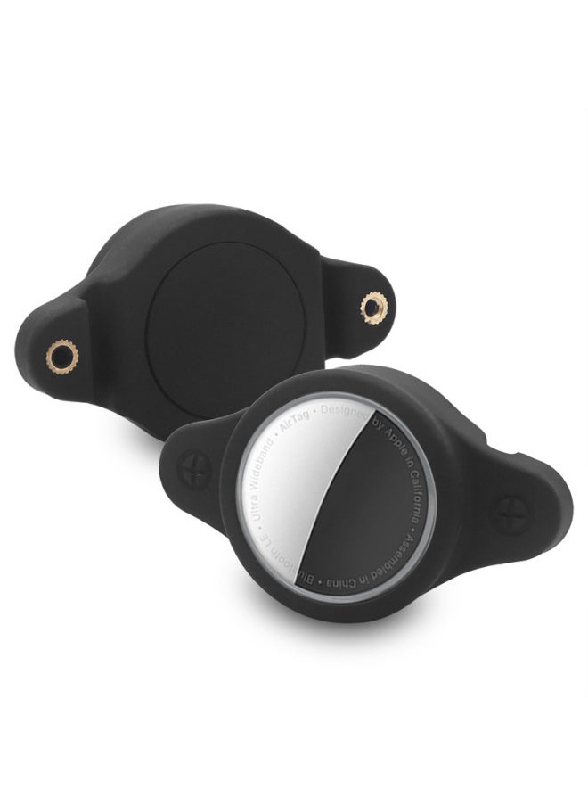Generic - Applicable AirTag Waterproof Protective Cover For Apple Airtags Silicone Air Anti-lost Device Tag Shell Tracker Collar-Color:Collar Same Color Protective Cover OPP Bag-Applicable Model:airtag (without Rope) - Image 1