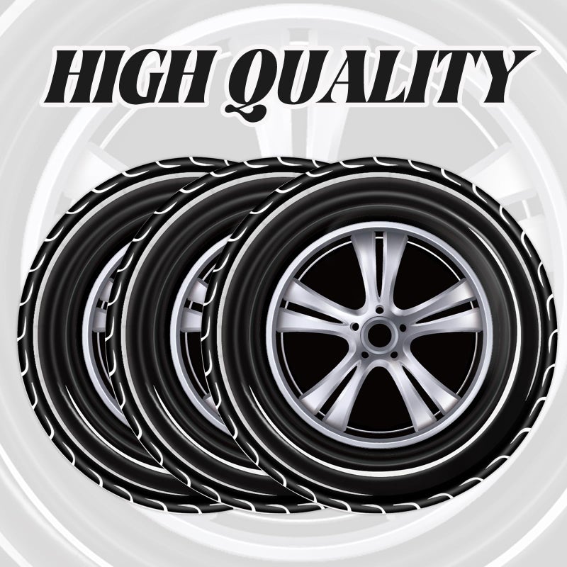 KFJBPB 50PCS Race Car Party Paper Plates 7 Inch, Disposable Car Wheel Birthday Party Supplies Cake Dessert Plates for Kids Boys Birthday Baby Shower Sports Event Decorations (Race Car) - Image 4