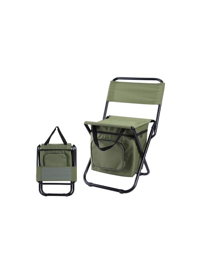 PROMASS Portable Outdoor Folding Chair Fishing Chair Folding Stool Camping Fishing Stool Adult With Heat Preservation Ice Pack Foldable Picnic Chair Outdoor Chair - Image 2