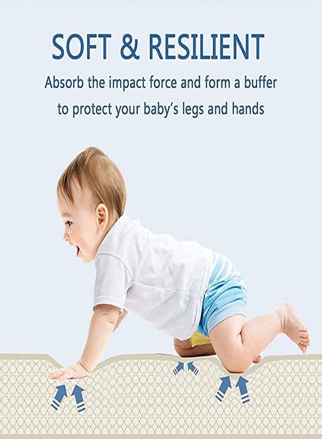Episkey Extra Large Reversible Baby Play Mat, BPA Free Learning & Crawling Foldable Foam Mat (6.5x5 ft, 0.6cm Thickness) (LRG_BABYMAT) - Image 4