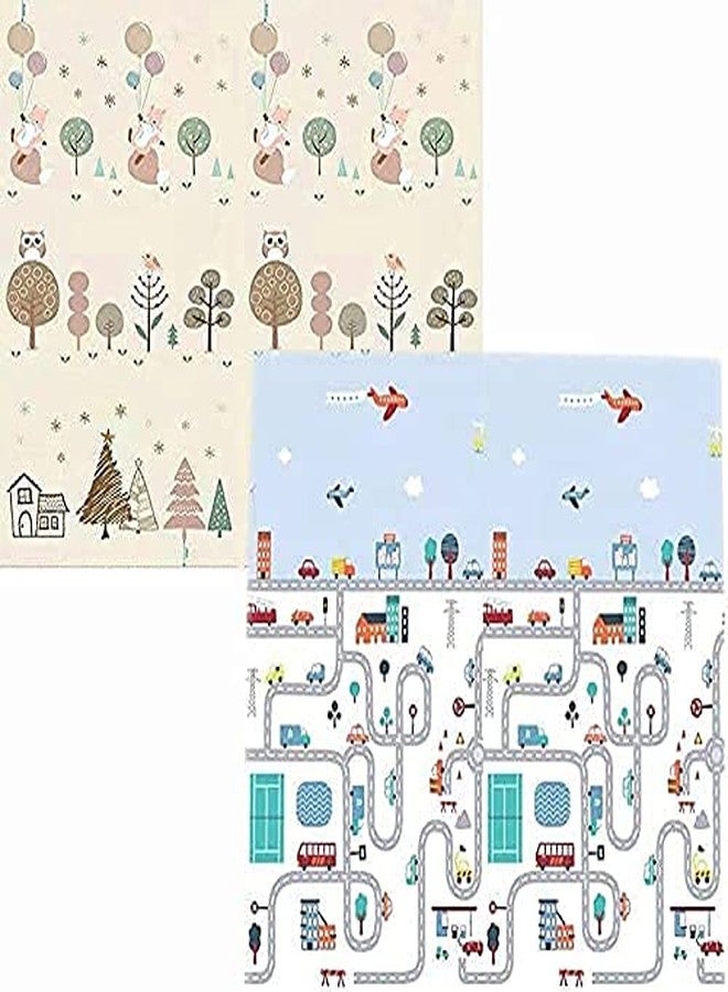 Episkey Extra Large Reversible Baby Play Mat, BPA Free Learning & Crawling Foldable Foam Mat (6.5x5 ft, 0.6cm Thickness) (LRG_BABYMAT) - Image 3