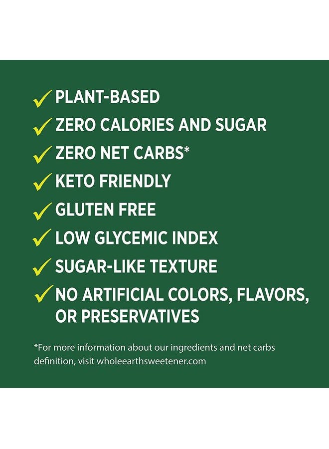 Whole earth Sweetener Co. 100% Erythritol Sweetener (Keto Sweetener, Natural Sugar Alternative, Baking Sugar Substitute, Zero Calorie Sweetener, Gluten Free, Non-GMO), 16 Oz - Image 3
