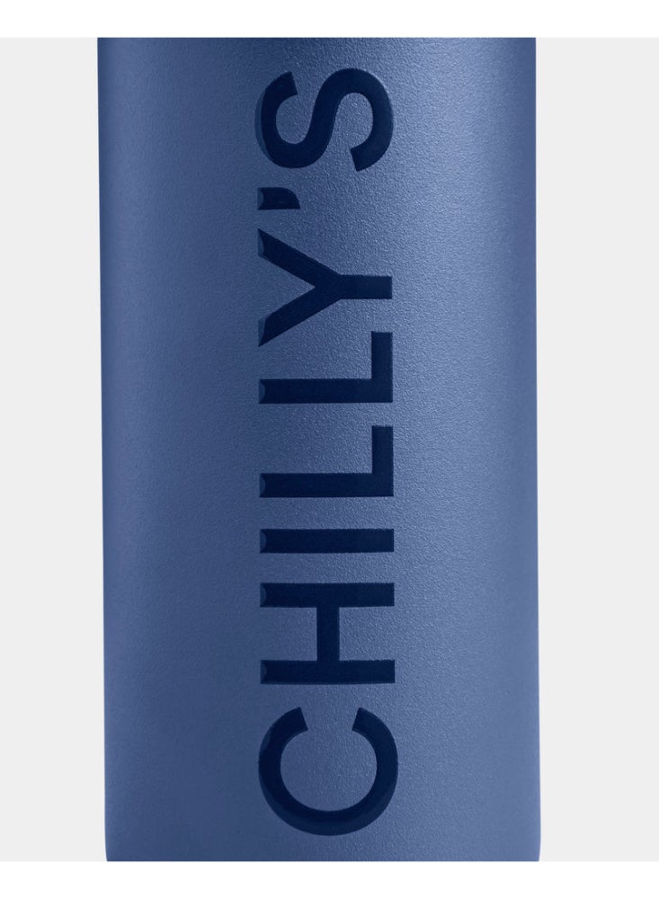 Chilly's | Water Bottle | Series 2 | Flip | 500ml | Whale Blue - Image 3