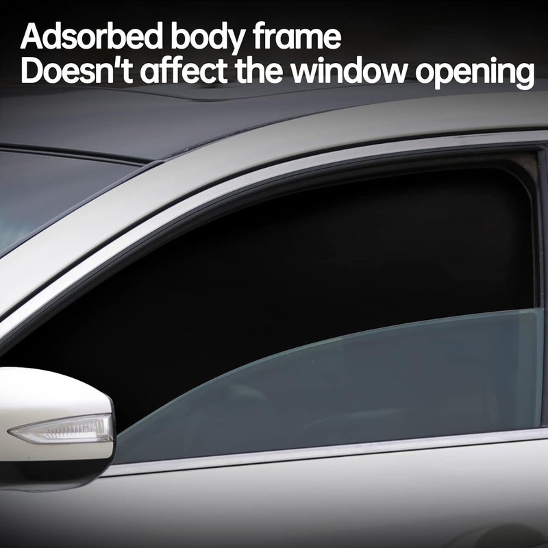 4Pcs Car Blinds with Magnets, Strong Shading and UV Protection, Privacy Curtains, General Motors Interior Accessories, Camping and Napping - Image 3