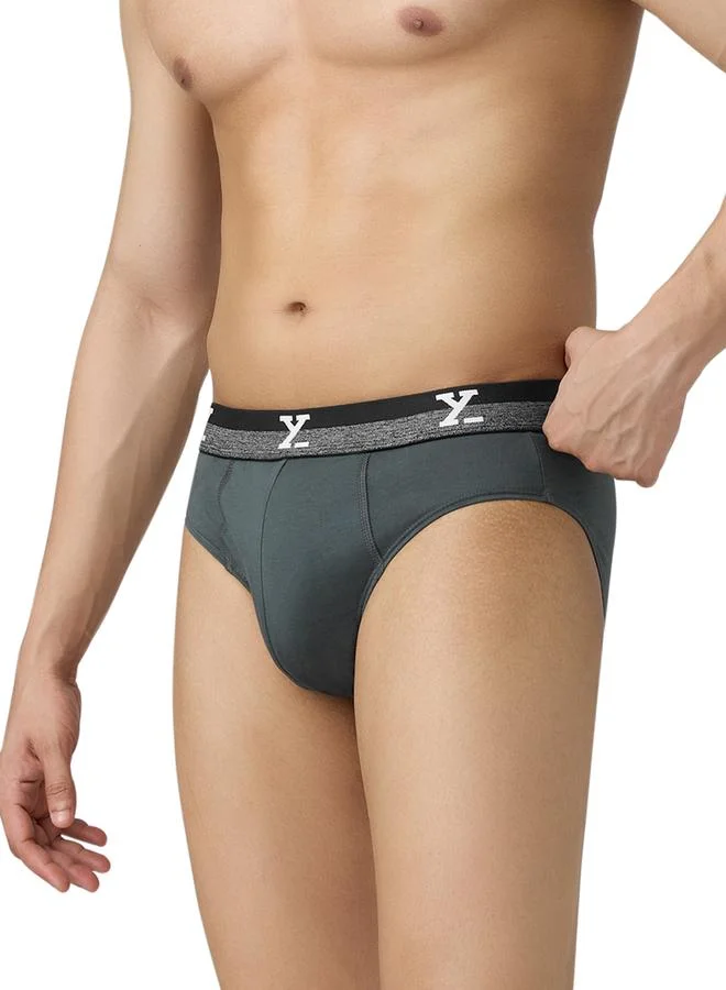 XYXX Men Solid Combed Cotton Briefs