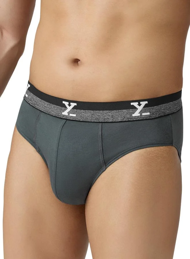XYXX Men Solid Combed Cotton Briefs