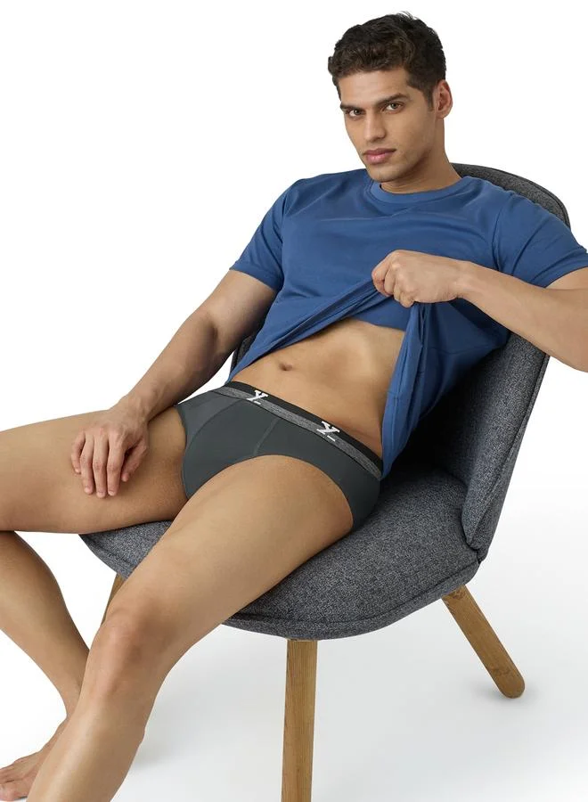 XYXX Men Solid Combed Cotton Briefs