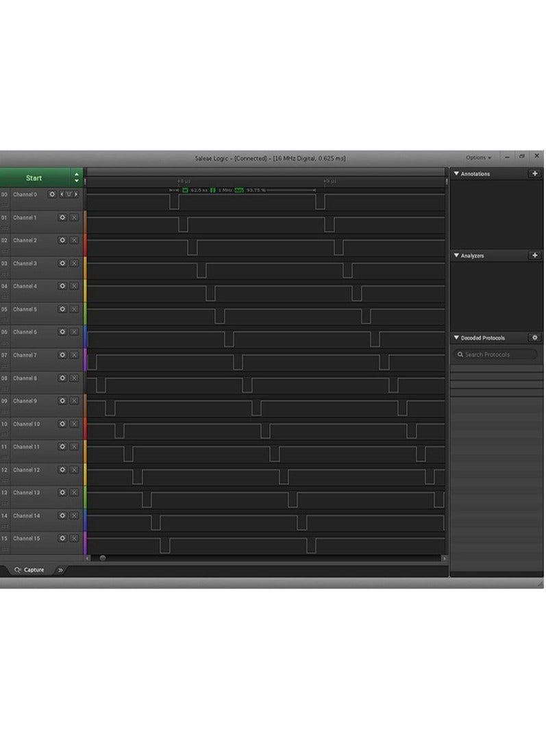 Logic USB Logic Analyzer, For Official Version, Sample Rate 100M 16 Channels Instruments  - Image 5