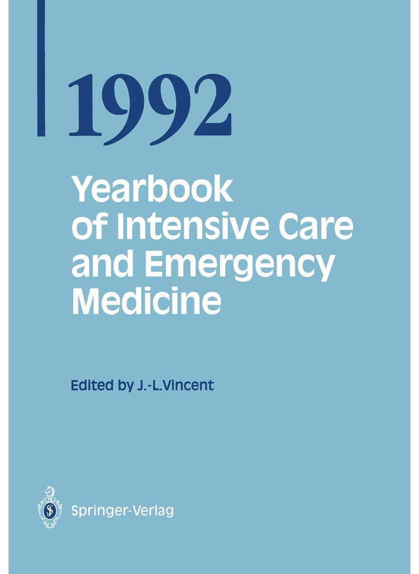 Yearbook of Intensive Care and Emergency Medicine 1992 