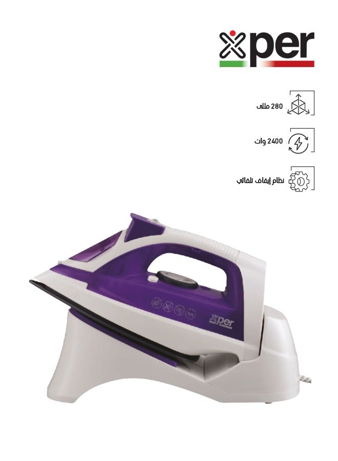 XPER Cordless Iron - 2400 Watt - Ceramic - XPSIW-200 - Image 1