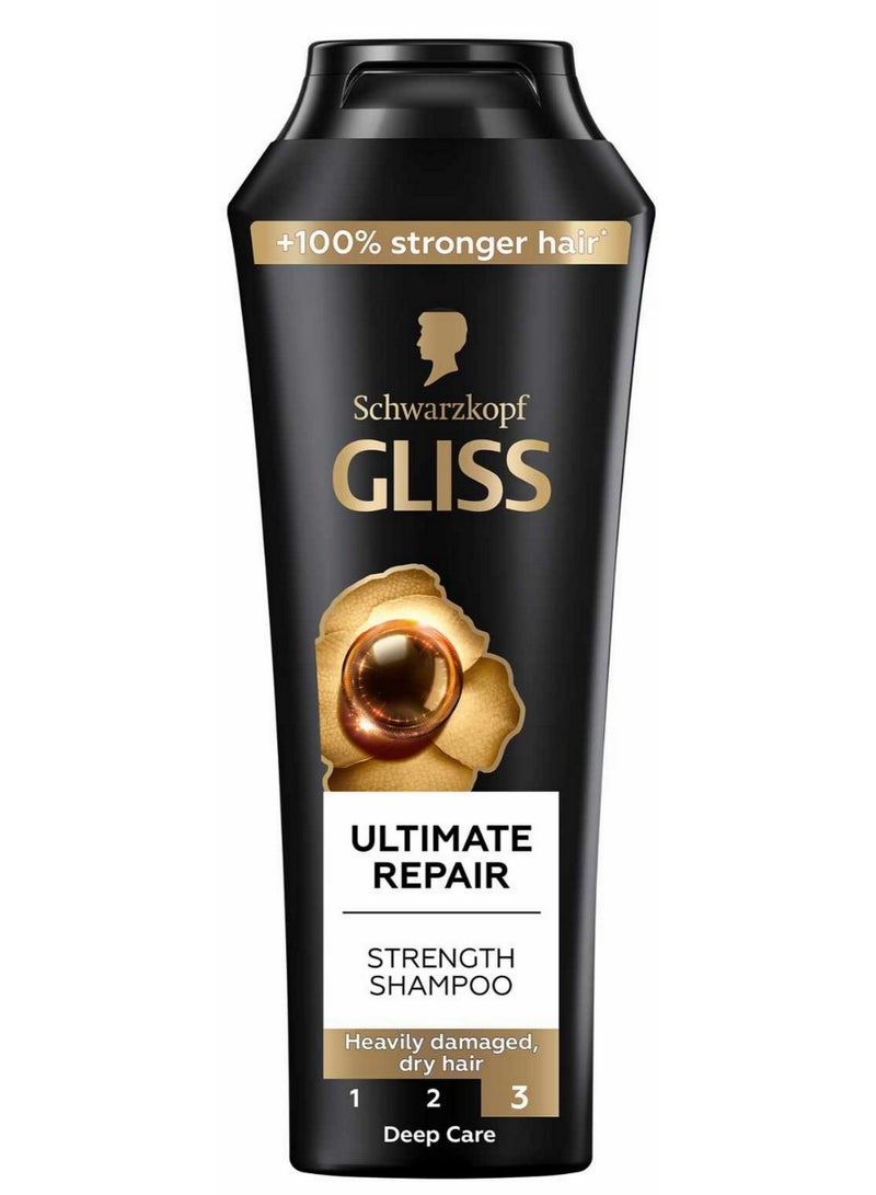 Schwarzkopf Gliss Ultimate Repair Strength Shampoo 400 ML - Image 1
