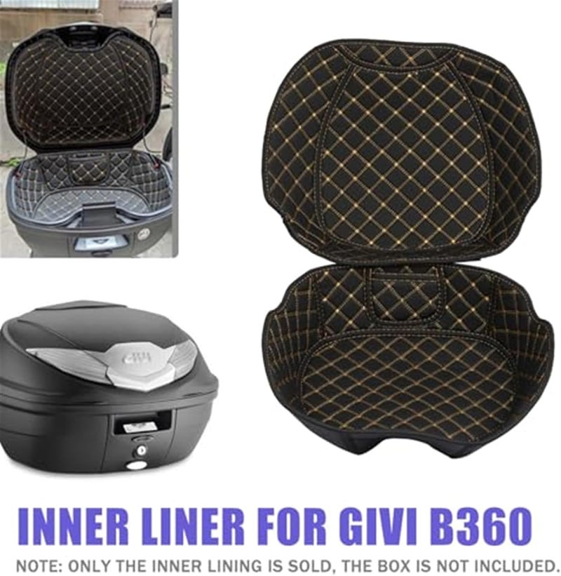 QASULER Motorcycle Trunk Case Liner for GIVI B360 - Image 4