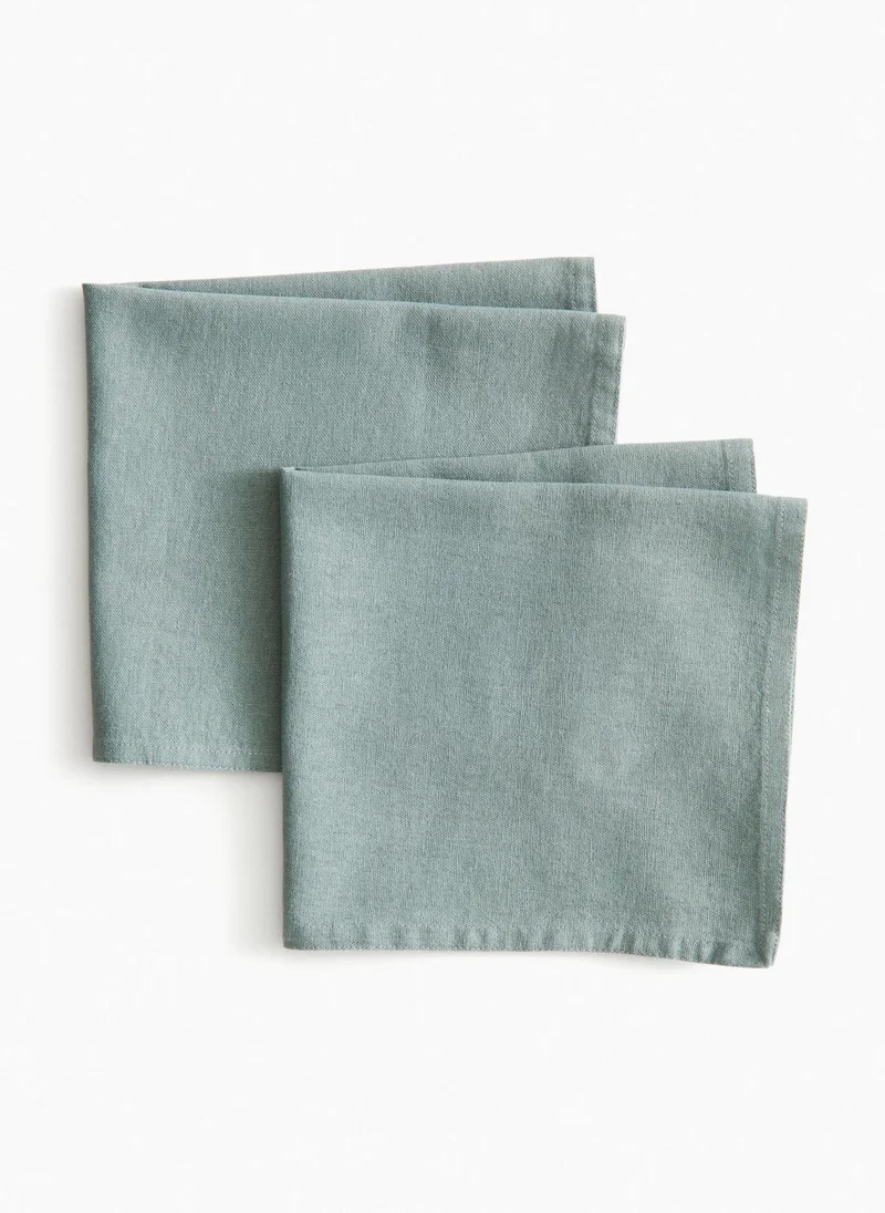 H&M 2-Pack Linen-Blend Napkins