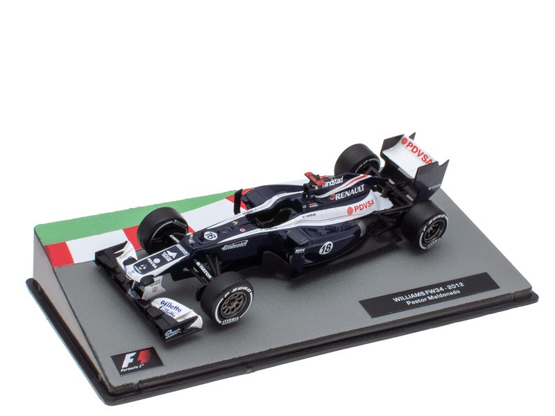 OPO 10 - Miniature car Formula 1 1/43 Compatible with Williams FW34 - Pastor Maldonado - 2012 - F1 FD090 - Image 1