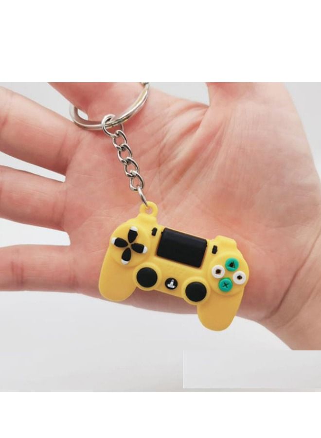 Generic Distinctive cartoon keychain cute accessory keychain with the character of the PlayStation console suitable for the car wallet and bag nice creative gift