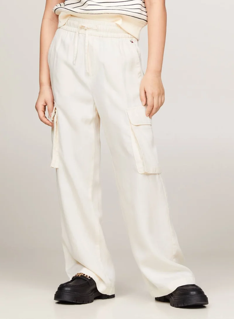 Tommy Hilfiger Essential Satin Cargo Trouser