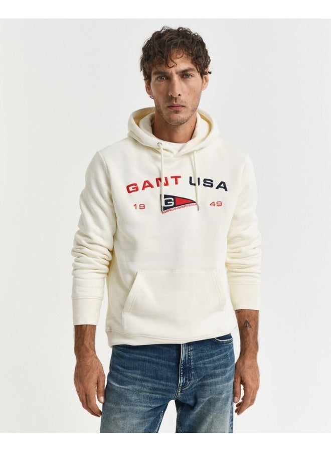 Gant Graphic Sweat Hoodie - Image 1