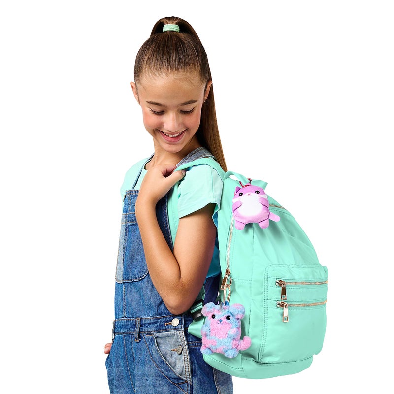 REAL LITTLES - Comes with Only 1 Backpack - Plushie Pet Backpacks. Soft, Fluffy, Animal Micro Backpack with 4 Real Working Micro Stationery Surprises Inside! - Styles May Vary - Image 4