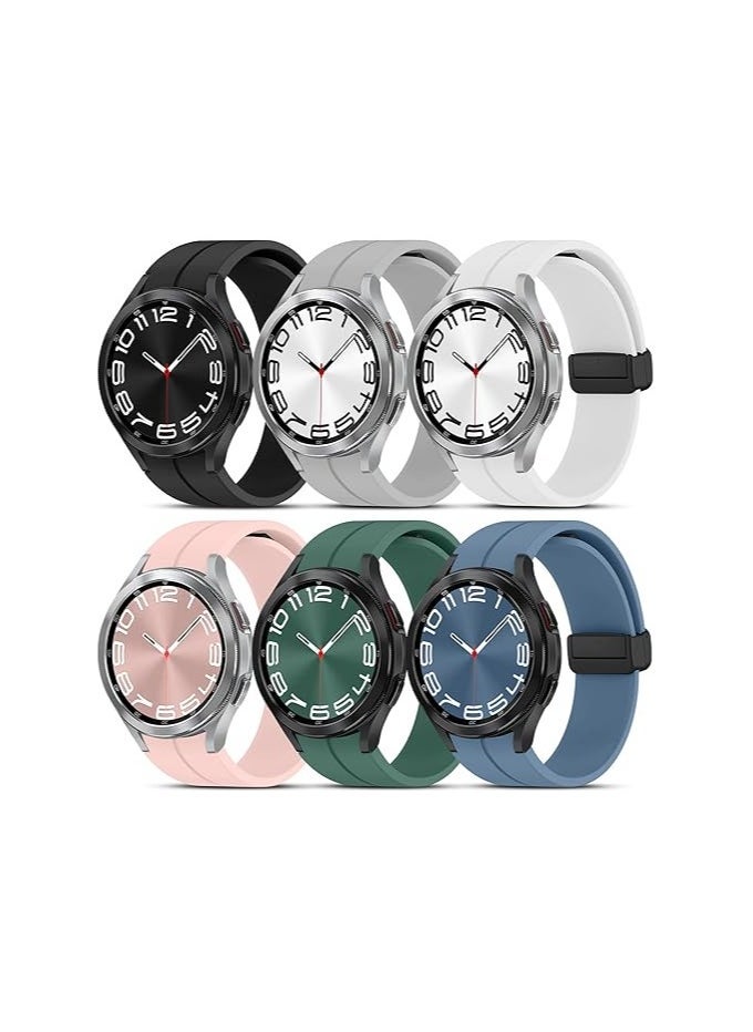 Gravity No Gap Silicone Sport Strap Compatible with Samsung Galaxy Watch 5 Pro 45mm, Galaxy Watch 5/6 Bands 40mm 44mm, Galaxy Watch 6 Classic 43mm 47mm ‚Äì Comfortable, Durable, Adjustable Fitness Strap for Men and Women, Multiple Colors - Image 1