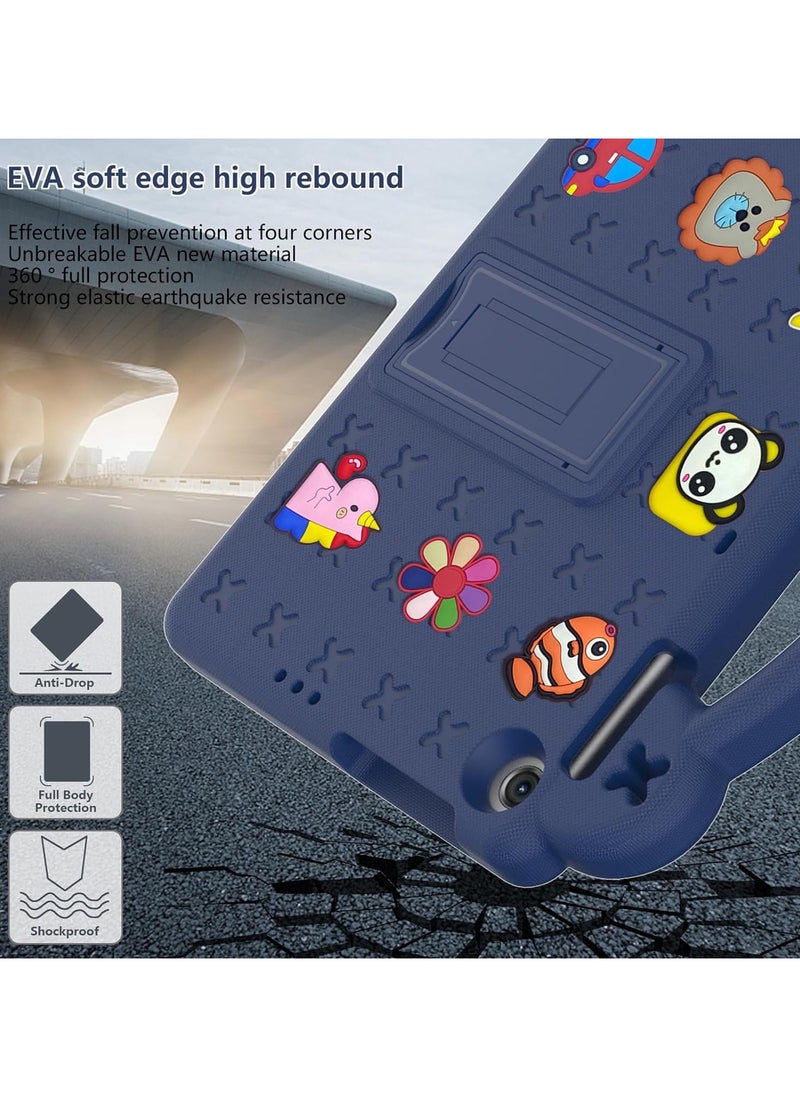 VKL - Case Compatible with Honor Pad X8 10.1" 2022 /Honor Pad X8 Lite/Huawei MatePad SE 10.1" 2022/MatePad T10s 10.1"/MatePad T10 9.7"/Enjoy Tablet 2 10.1", Handle/Shoulder Strap, Navy Blue - Image 1