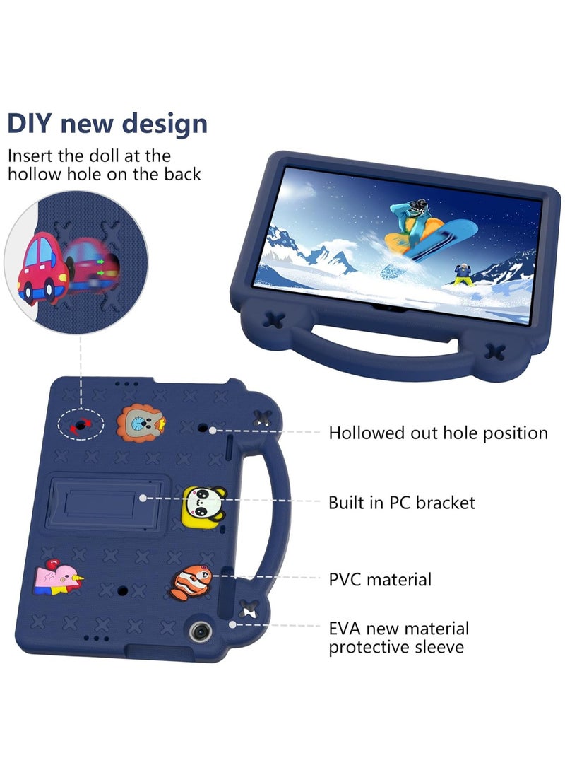 VKL - Case Compatible with Honor Pad X8 10.1" 2022 /Honor Pad X8 Lite/Huawei MatePad SE 10.1" 2022/MatePad T10s 10.1"/MatePad T10 9.7"/Enjoy Tablet 2 10.1", Handle/Shoulder Strap, Navy Blue - Image 1