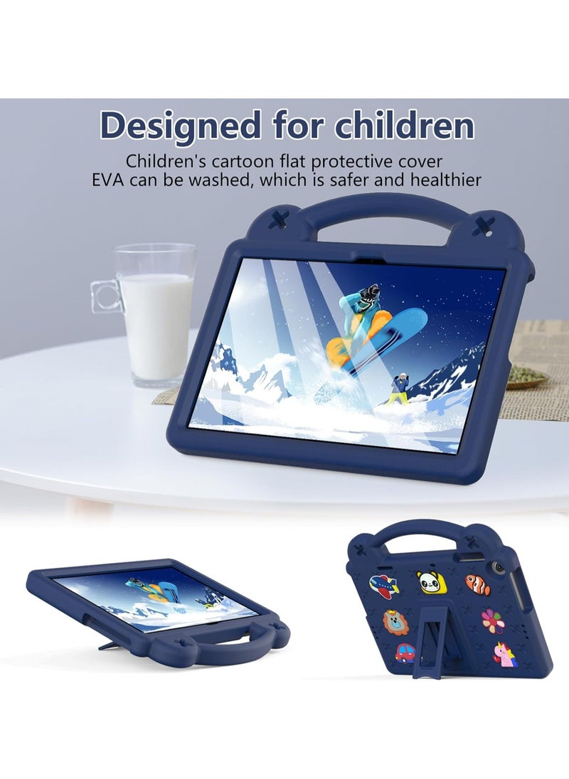 VKL - Case Compatible with Honor Pad X8 10.1" 2022 /Honor Pad X8 Lite/Huawei MatePad SE 10.1" 2022/MatePad T10s 10.1"/MatePad T10 9.7"/Enjoy Tablet 2 10.1", Handle/Shoulder Strap, Navy Blue - Image 1