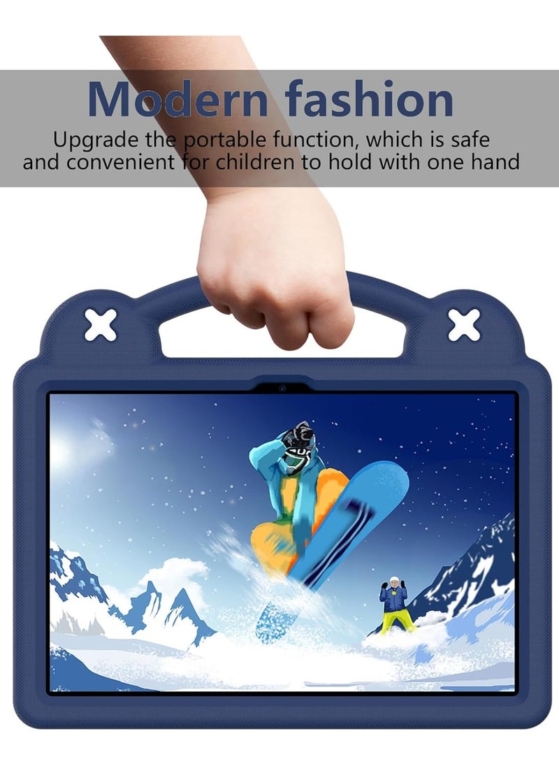 VKL - Case Compatible with Honor Pad X8 10.1" 2022 /Honor Pad X8 Lite/Huawei MatePad SE 10.1" 2022/MatePad T10s 10.1"/MatePad T10 9.7"/Enjoy Tablet 2 10.1", Handle/Shoulder Strap, Navy Blue - Image 1