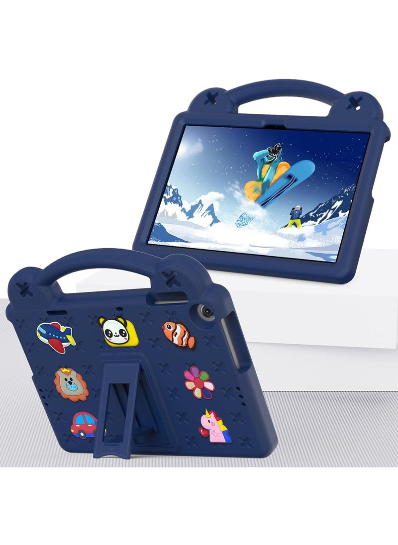 VKL - Case Compatible with Honor Pad X8 10.1" 2022 /Honor Pad X8 Lite/Huawei MatePad SE 10.1" 2022/MatePad T10s 10.1"/MatePad T10 9.7"/Enjoy Tablet 2 10.1", Handle/Shoulder Strap, Navy Blue - Image 1