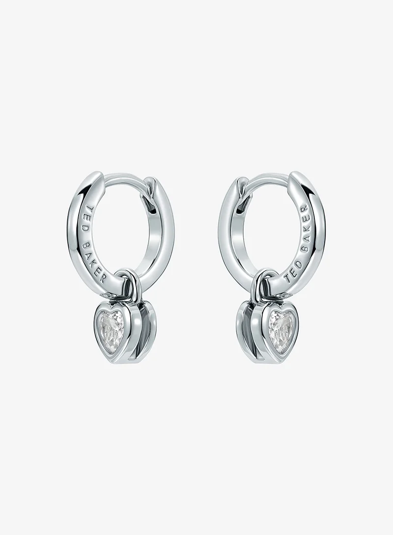 Ted Baker  Harper Mini Crystal Heart Huggie Earrings for Women | Best Price UAE