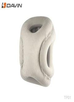 Travel Pillow Airplane Neck Pillow Comfortably Supports Head and Chin for Airplanes Trains Cars and Office Blue