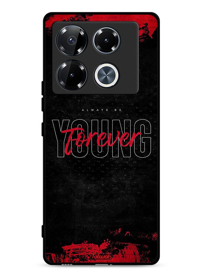 Tolwak Infinix Note 40 Pro Plus 5G Protective Case Cover Forever Young - Image 1