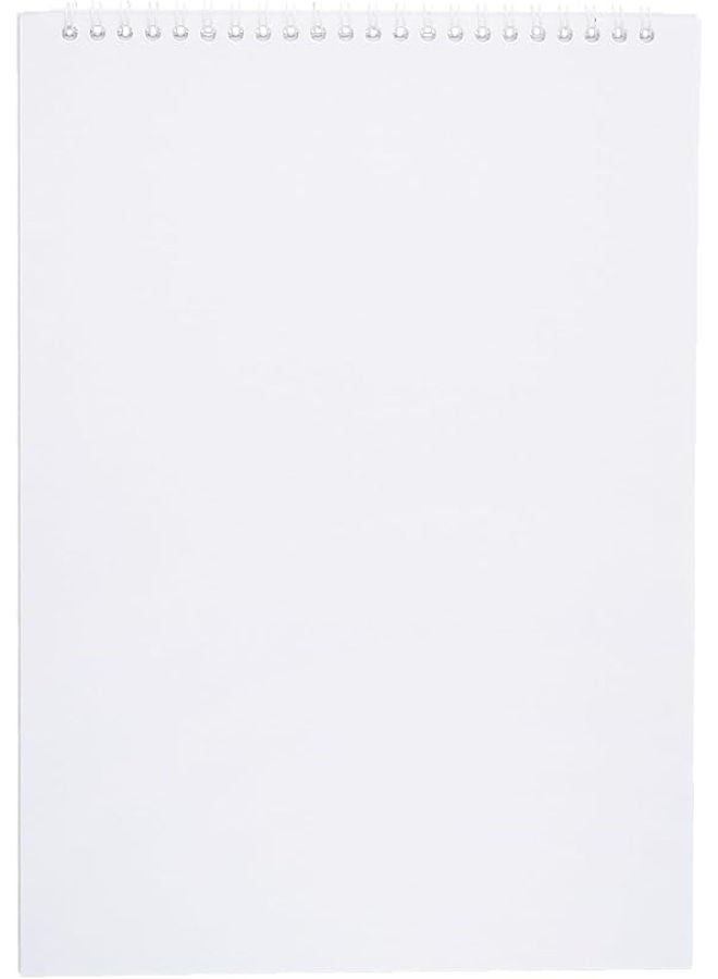 Yassin White Sketchbook, 12 Sheets 15x21cm Wire-Bound for Art and Sketching - Image 3