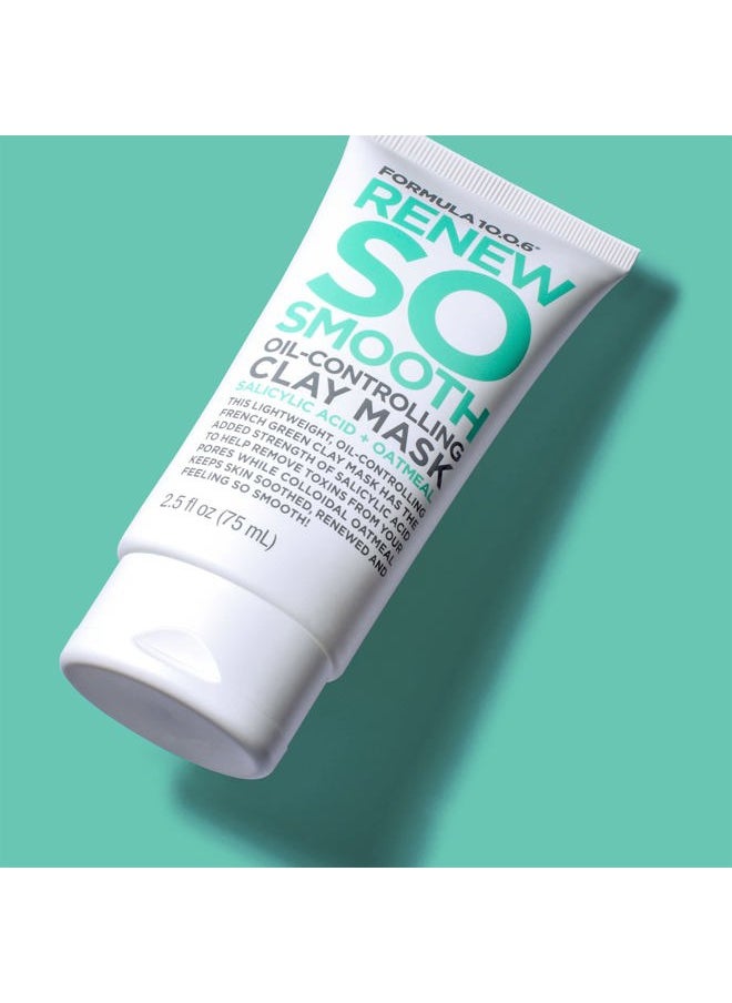 FORMULA 10.0.6 - Renew So Smooth Oil-Controlling Clay Mask 2.54 fl oz (75ml) - Image 1