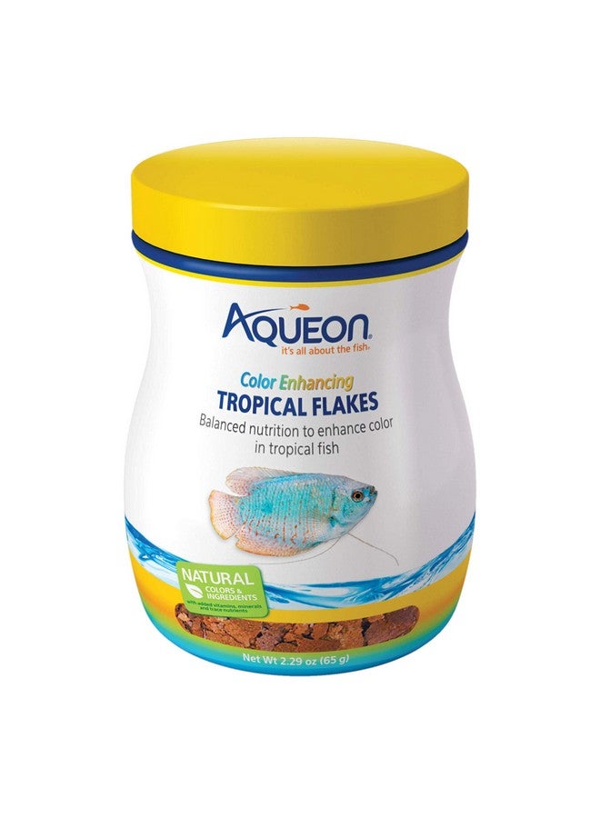 Aqueon Tropical Flakes Color Enhancing 2.29 Ounces Color - Image 1