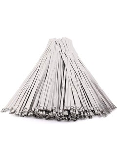 SPARKE SPARKE METAL CABLE TIE 350mm X 46mm SS304 Heavy Duty Self Ball Locking Tie Pack of 100  - Image 3