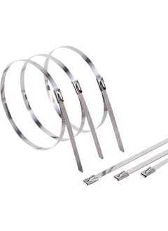 SPARKE SPARKE METAL CABLE TIE 350mm X 46mm SS304 Heavy Duty Self Ball Locking Tie Pack of 100  - Image 2