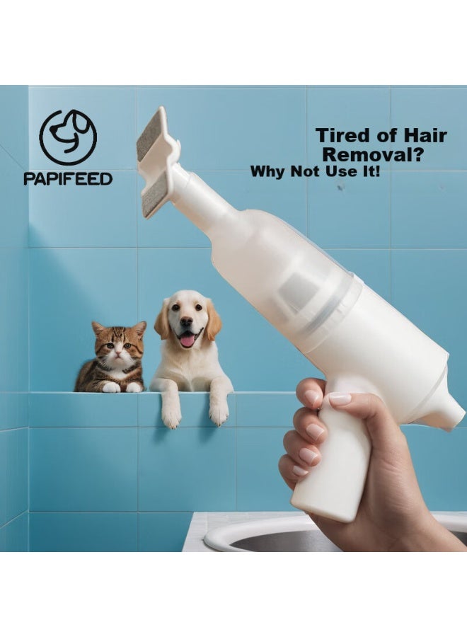 Papifeed Cat Hair Electric Vacuum Cleaner, Cordless Handheld Pet Hair Remover, Removes Fur And Dog Hair, Cleans Beds, Carpets, Car-mounted - Image 3