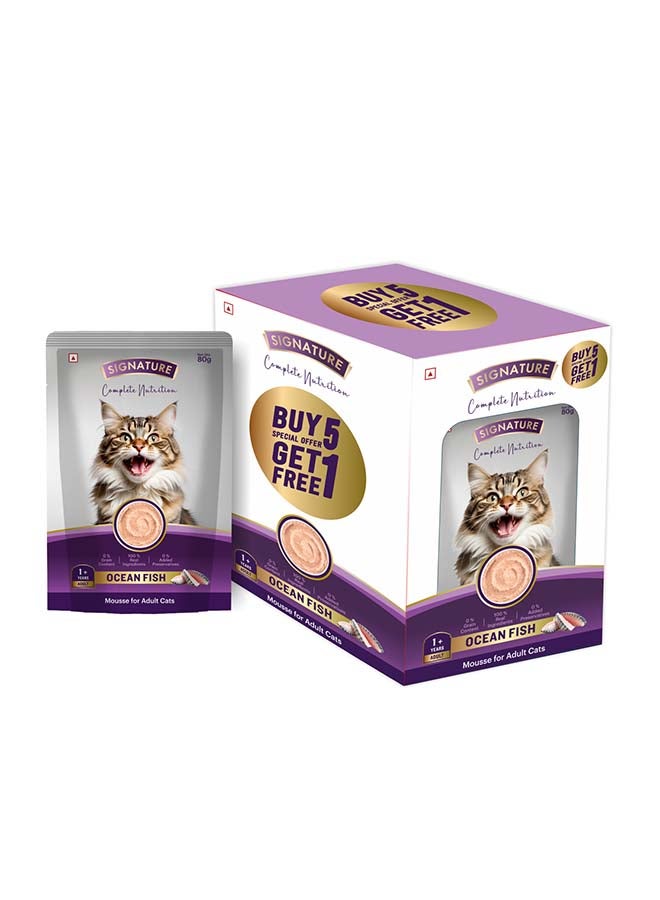 Grain Zero Signature Grain zero  Cat Ocean Fish Wet Gravy, 6 x 80g (480g) - Image 2