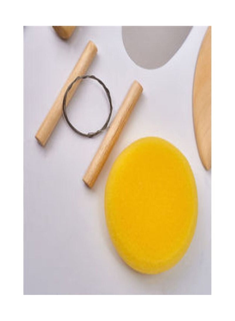 سمارت 8 قطع السيراميك فن النحت أدوات الفخار الخشبي ومجموعة أدوات النمذجة السيراميك بوليمر الطين المعدنية - Image 3