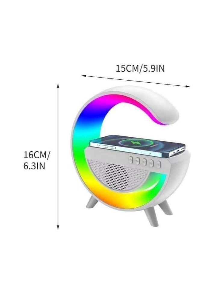 Multifunctional Bluetooth Speaker Flash Drive, Memory Card, AUX with 7 Color Modes RGB LampFlash Drive, Memory Card, AUX with 7 Color Modes RGB Lamp