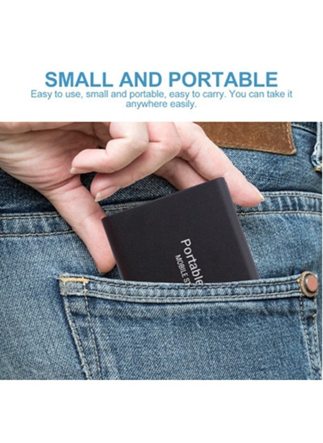 Generic - Portable SSD 2TB Mobile Solid State Drive Portable External Drive 3 in 1 Type-c 2000GB High Speed Hard Drive for PC Laptop Mac Data Storage and Transfer and Android Phone, Computers and Tablets - Image 1