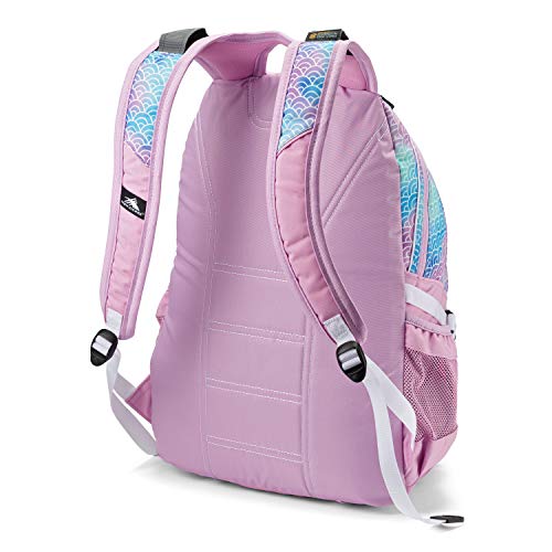High Sierra Loop Backpack, Travel, or Work Bookbag with tablet sleeve, One Size, Rainbow Scales - Image 3