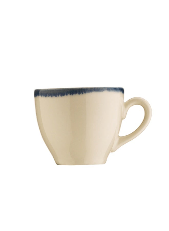 كوتاهيا كوب قهوة بورسلين بتصميم أحلام النجوم، أبيض وأزرق، سعة 100 مل