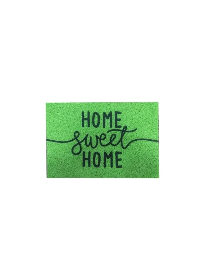 Green Tiger Anti Slip Front Door PVC Mat | (38 x 58 cm) Living Room Rug for Entrance Doors PVC Floor Mats for Home (Home Sweet Home) - Image 3