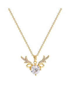 Elk Element Titanium Steel Necklace