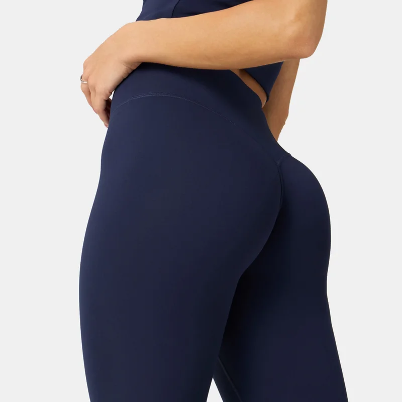 Fabletics Blue Women's The No-Seam PureLuxe TLC Training Leggings for Women | Best Price UAE